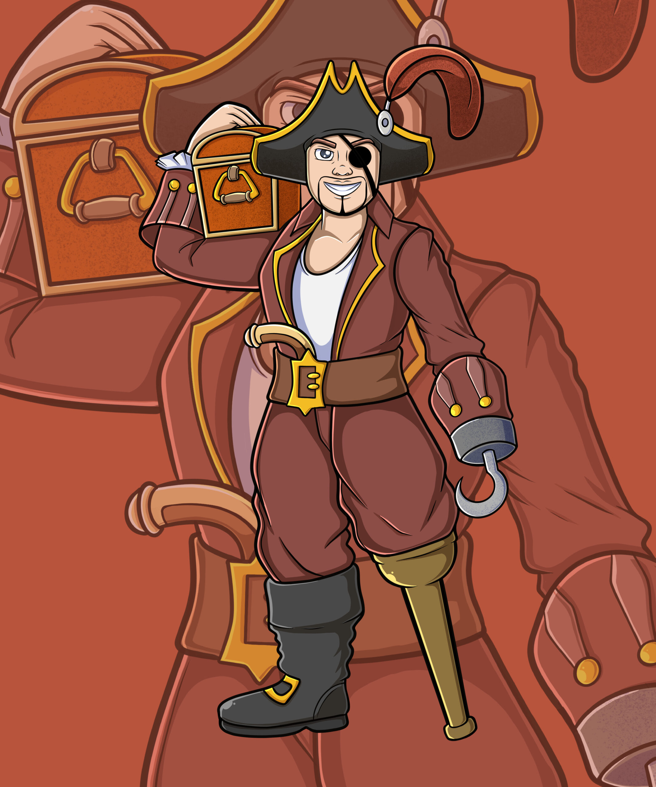 Pirates Cartoon & Mascot